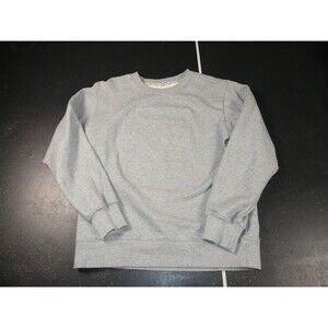 LOEWE Anagram Embroidered Women's Small Sweatshirt Gray Grey 100% Cotton Italy